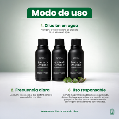 Aceite de Orégano - Inflamación Intestinal