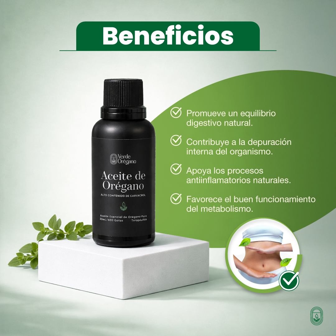 Aceite de Orégano - Inflamación Intestinal